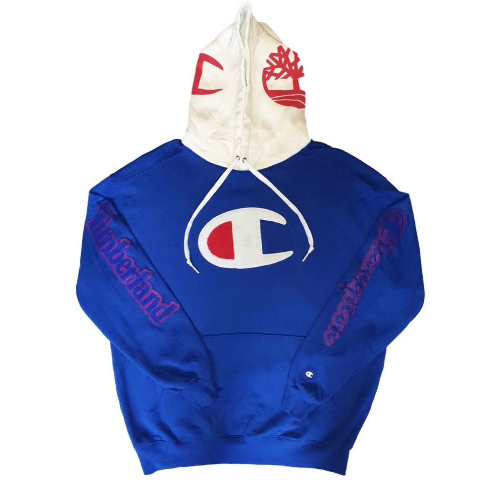 RARE Champion X Timberland Hoodie - Size Small
